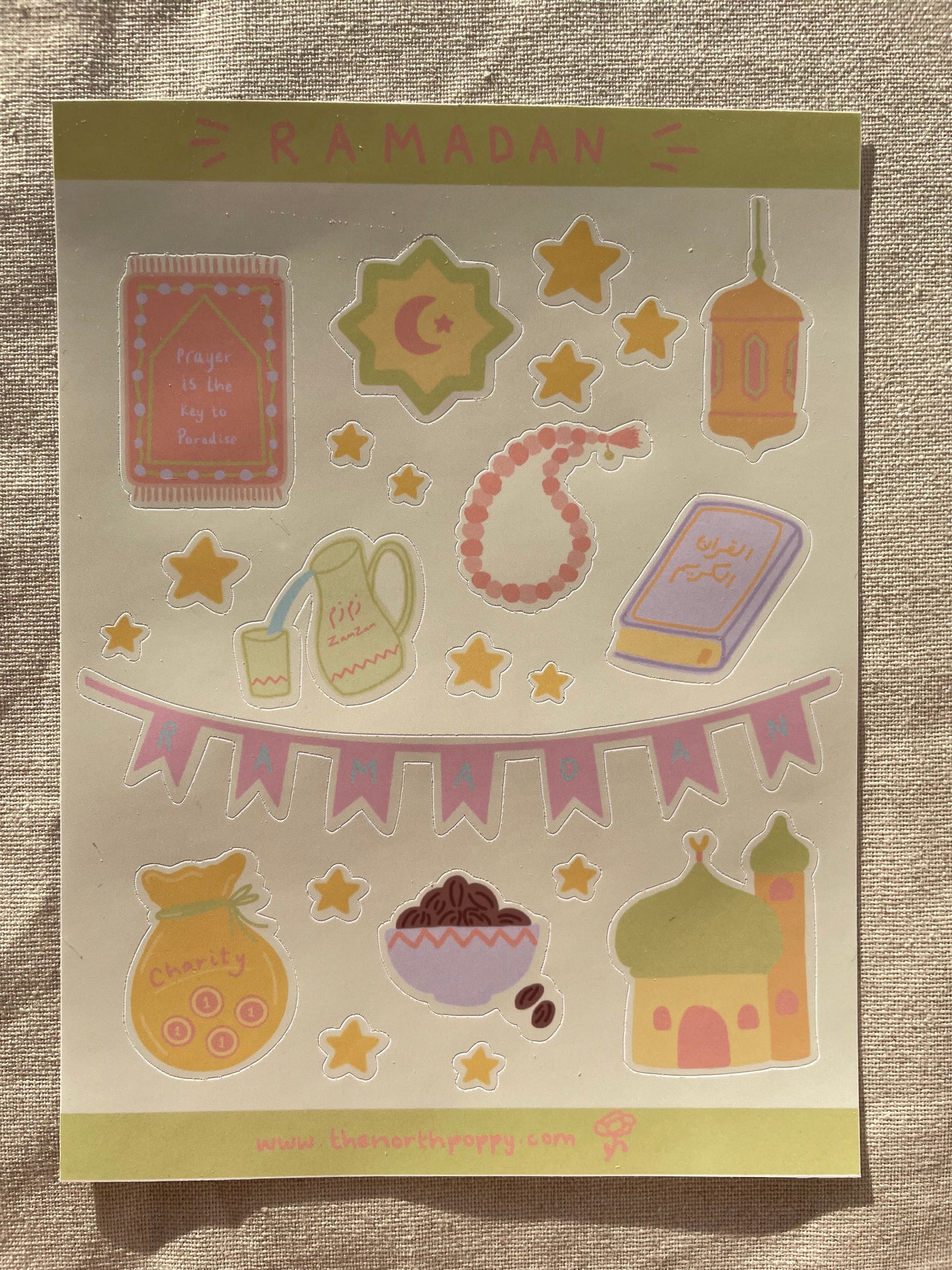 Ramadan Sticker Sheet