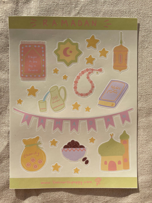 Ramadan Sticker Sheet