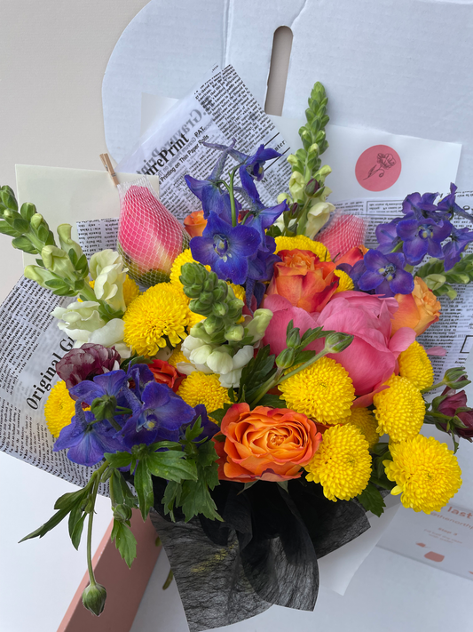 Petal Parcel (Hand Tied Bouquet)